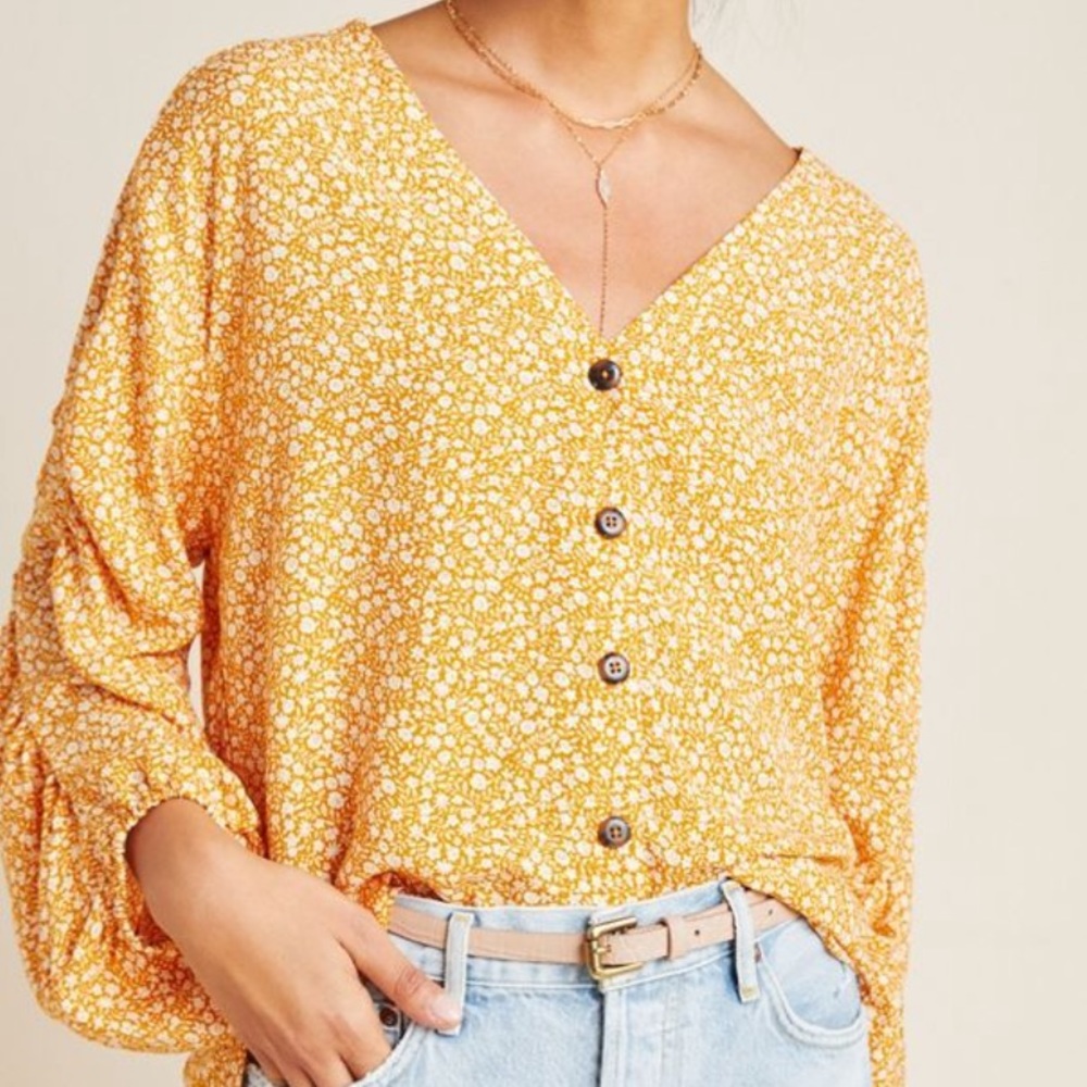 Anthropologie Maeve Venice Blouse NWOT